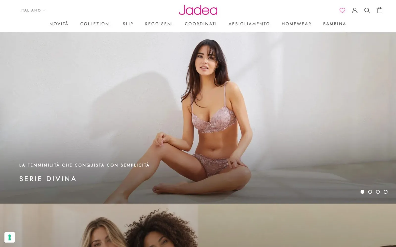 Jadea – Home page del sito