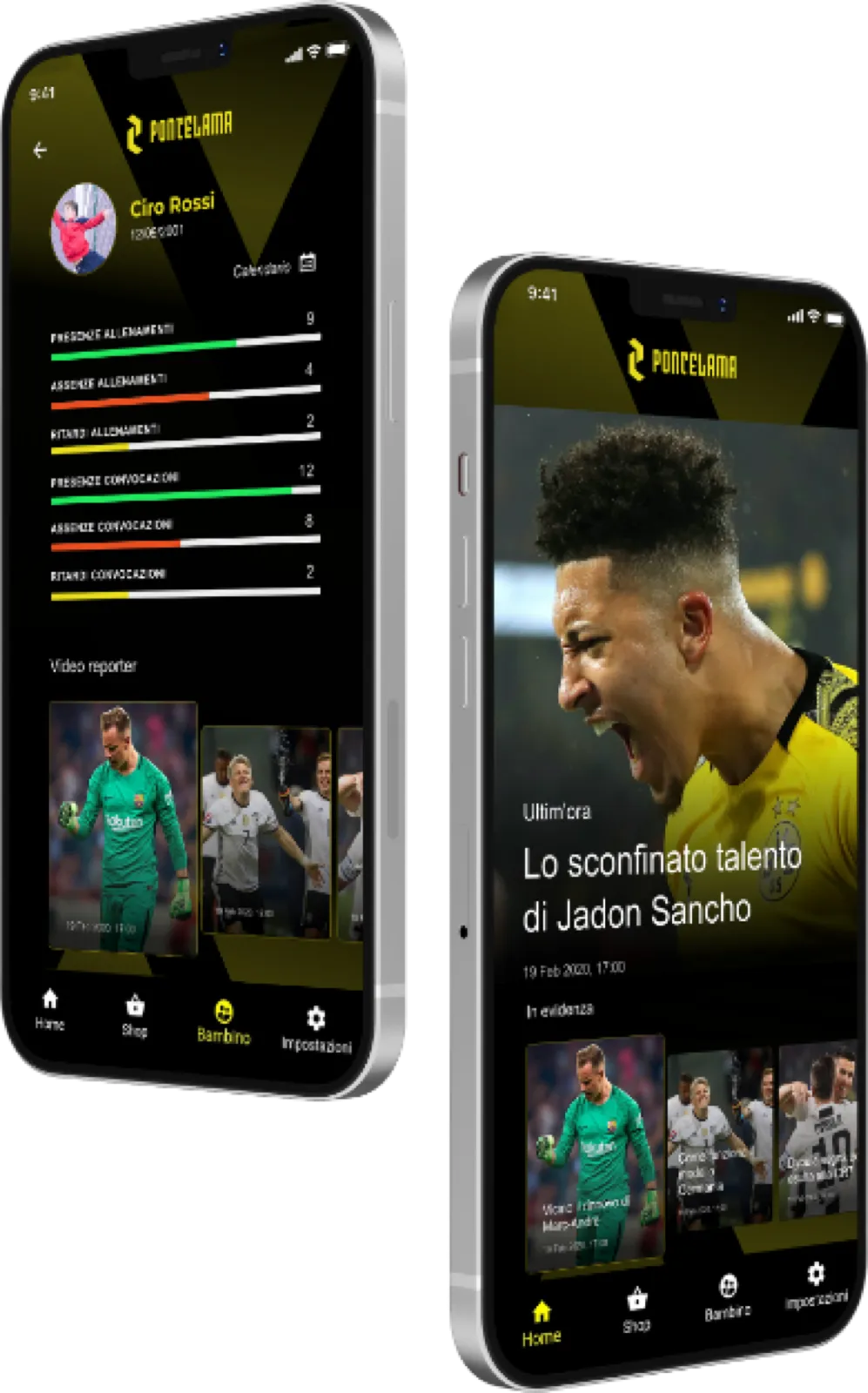 Pontelama Scuola Calcio – Schermate dell'app Scuola Calcio Pontelama
