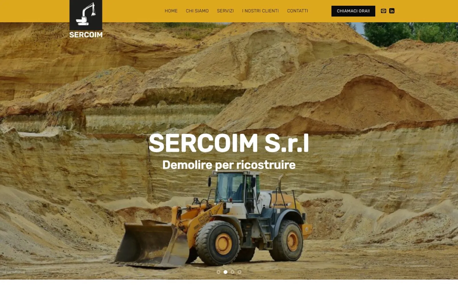 Sercoim – Home page del sito