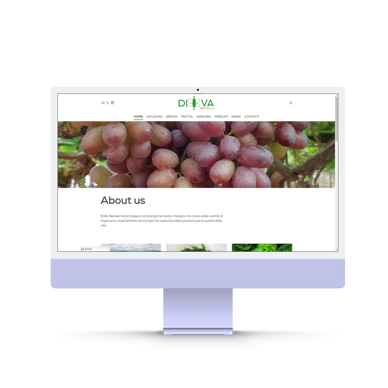 Di.Va. Service – Il sito su desktop e smartphone