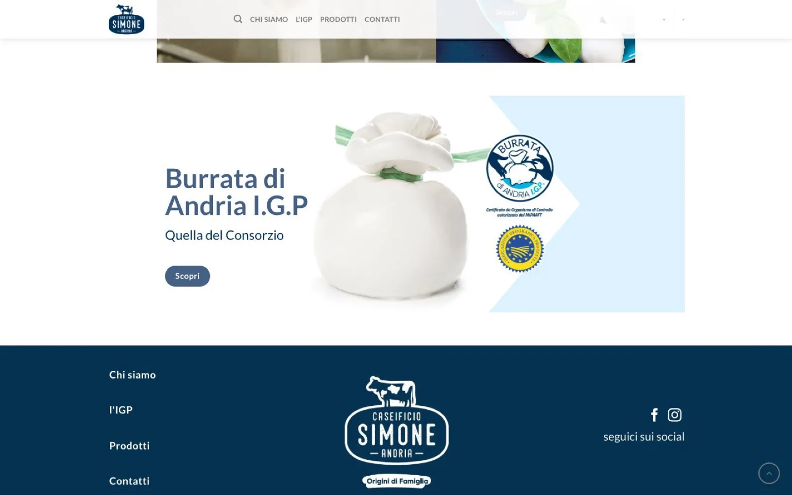 Caseificio Simone – Burrata di Andria IGP