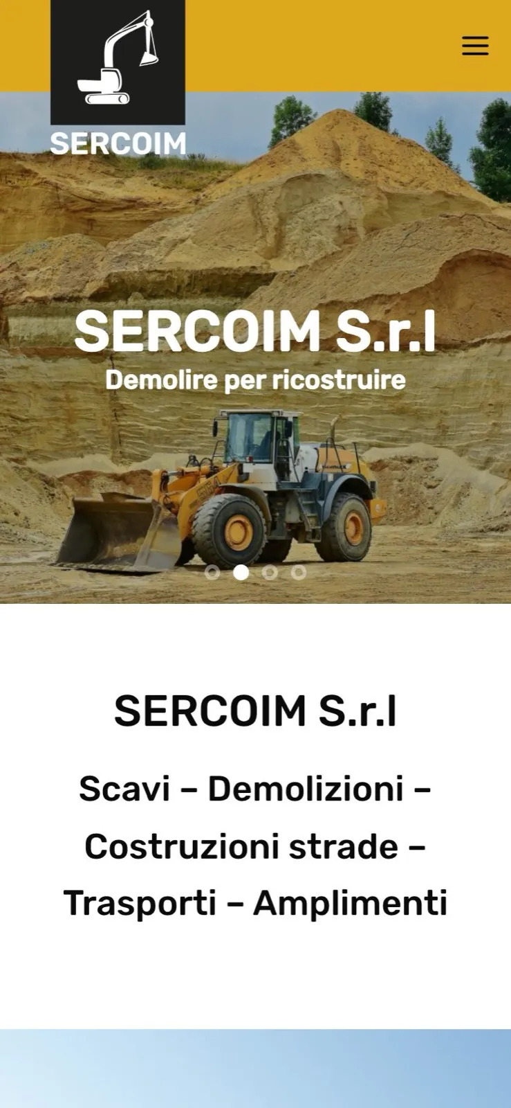 Sercoim – Il sito su smartphone